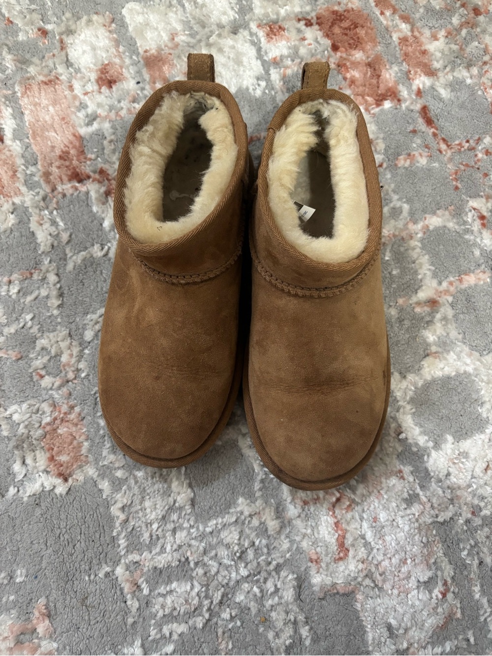 Cozy Suede Shearling-Lined Slippers - Chestnut Brown Uggs